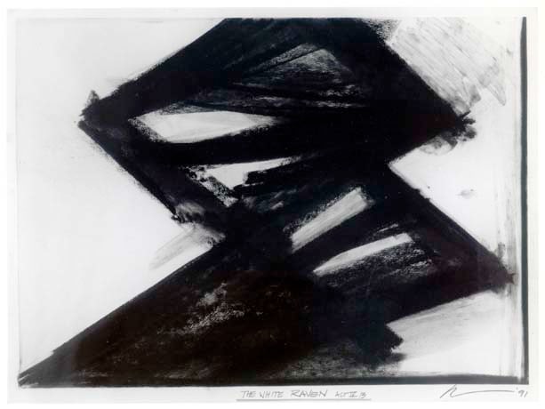Robert Wilson &quot;Act IV B&quot; Charcoal on paper 22&quot; x 29 3/4&quot;