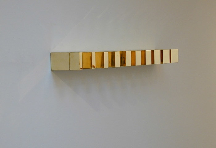 Donald Judd &quot;Untitled&quot; 1977 Brass 5 x 69 x 9 1/8 in.