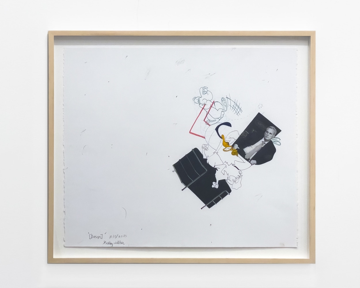 Kelley Walker
[design], 11/15/2023
mixed media on paper
paper: 19 x 22 in. (48.3 x 55.9 cm)
frame: 22 x 25 1/8 in. (55.9 x 63.8 cm)
signed, titled and dated at bottom left
