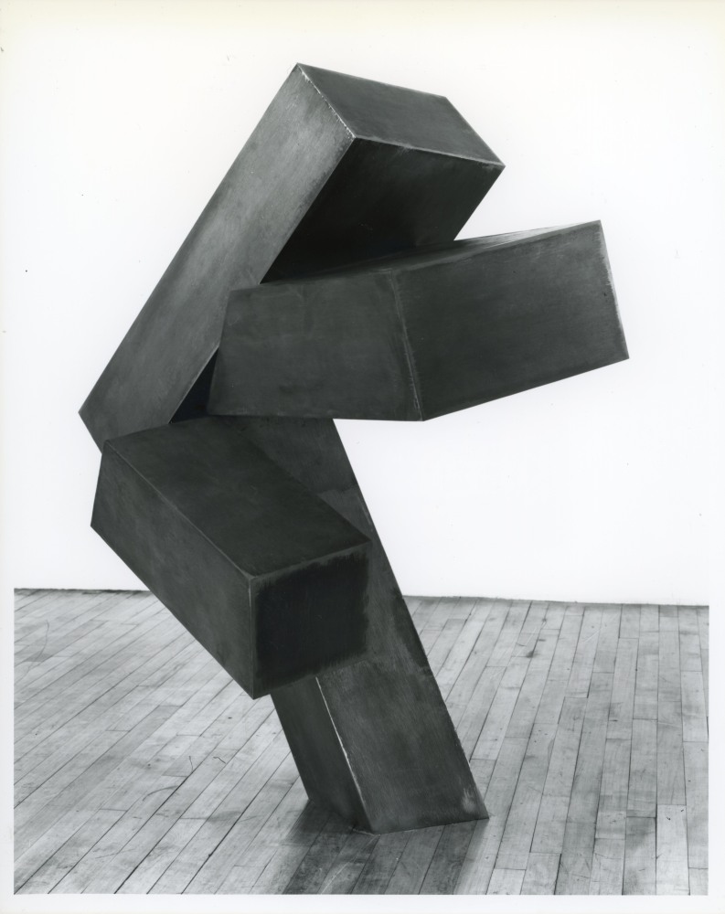 Joel Shapiro &quot;Untitled&quot; 1989-90 Cast bronze 58 3/4&quot; x 46 1/4&quot; x 27&quot;