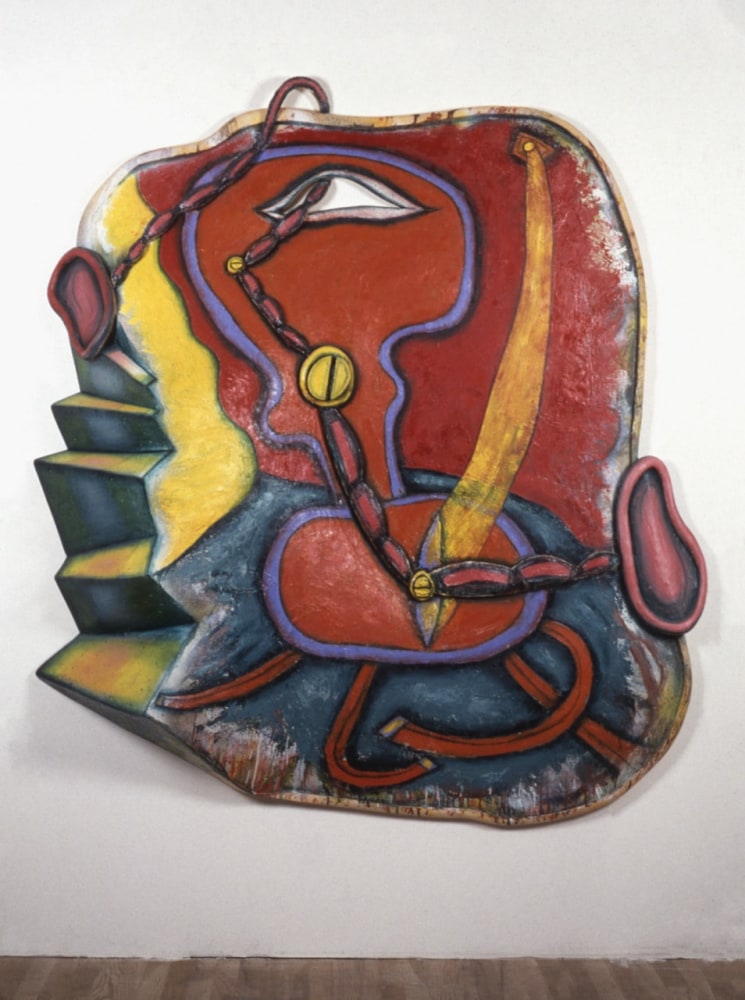 Elizabeth Murray &quot;Arm-Ear&quot; 1993 Oil on canvas 74&quot; x 71&quot; x 12&quot;