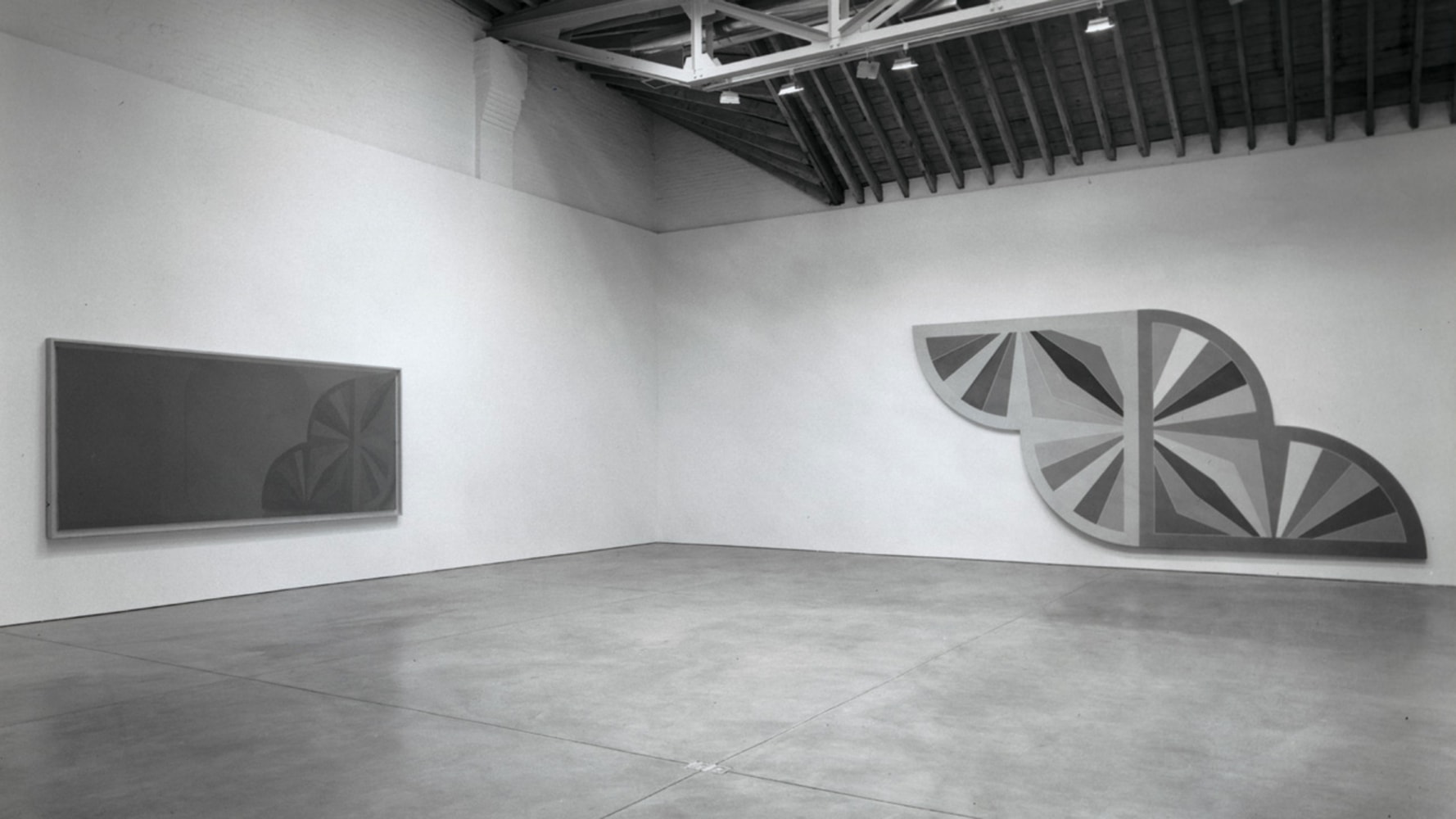 Installation view, Paintings: A Selected View, Paula Cooper Gallery, 534 W 21st Street, New York. March 26 - April 24, 1999. Photo: Adam Reich.