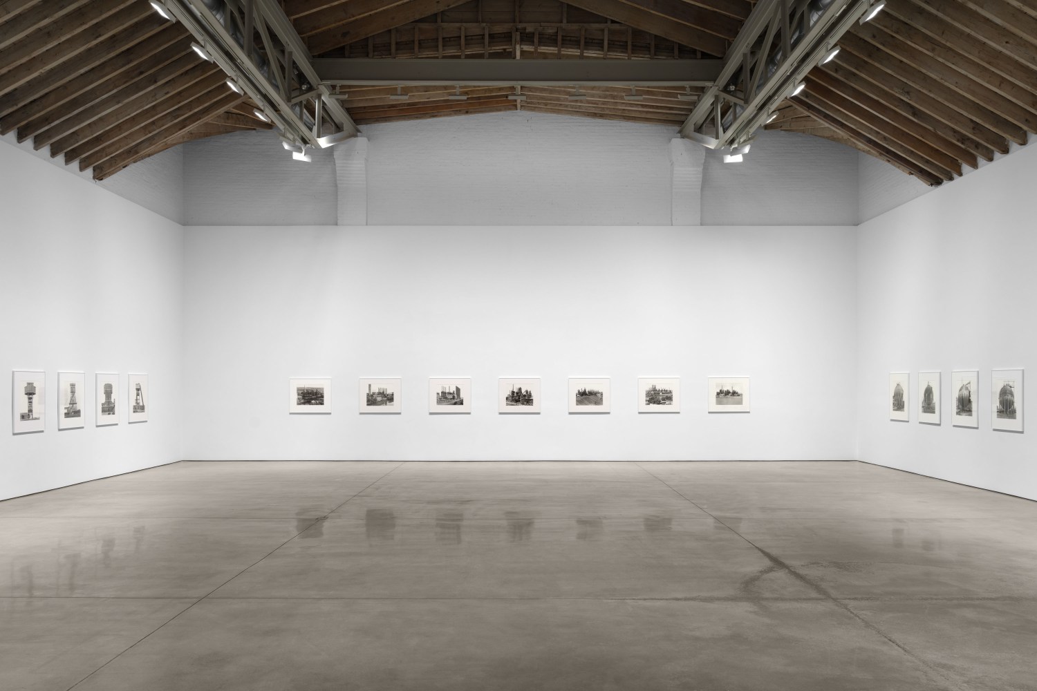 Installation view, Bernd and Hilla Becher, Paula Cooper Gallery, New York, February 24 – March 30, 2024. © Estate Bernd and Hilla Becher, represented by Max Becher, courtesy Die Photographische Sammlung/SK Stiftung Kultur – Bernd and Hilla Becher Archive, Cologne. Courtesy Paula Cooper Gallery, New York. Photo: Steven Probert