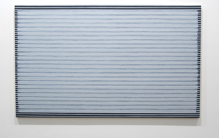 Dan Walsh "Gray Field" 2008 Acrylic on canvas 55 x 90 in.