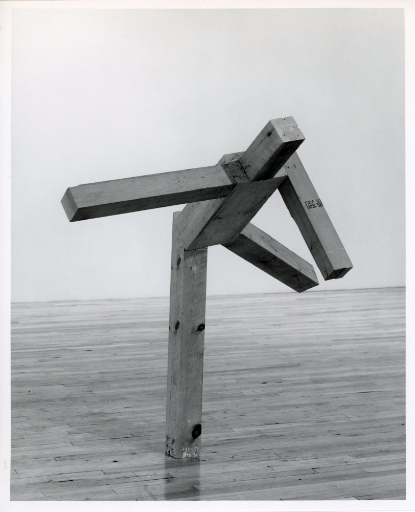 Joel Shapiro &quot;Untitled&quot; 1980 Wood 52 7/8&quot; x 64&quot; x 45 1/2&quot;