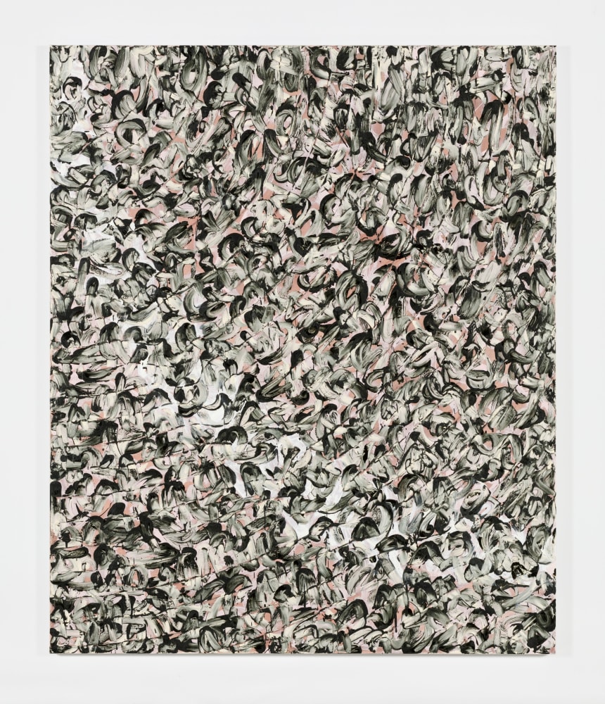 Julian Lethbridge Counterpoint 1, 2016 oil and pigment stick on linen 72 x 60 in. (182.9 x 152.4 cm)