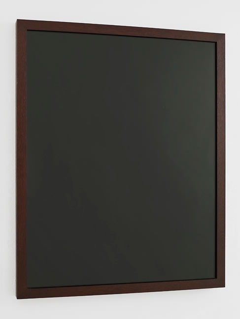 Sherrie Levine "Black Mirror: 1" 2004 Mirroried glass, wood 20 x 16 in.