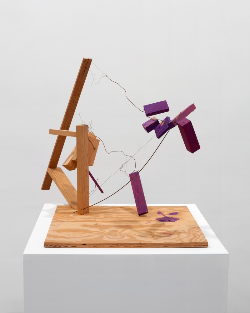 Joel Shaprio Untitled, 2002 wood, wire, and casein 27 x 31 x 31 in. (68.6 x 78.7 x 78.7 cm)