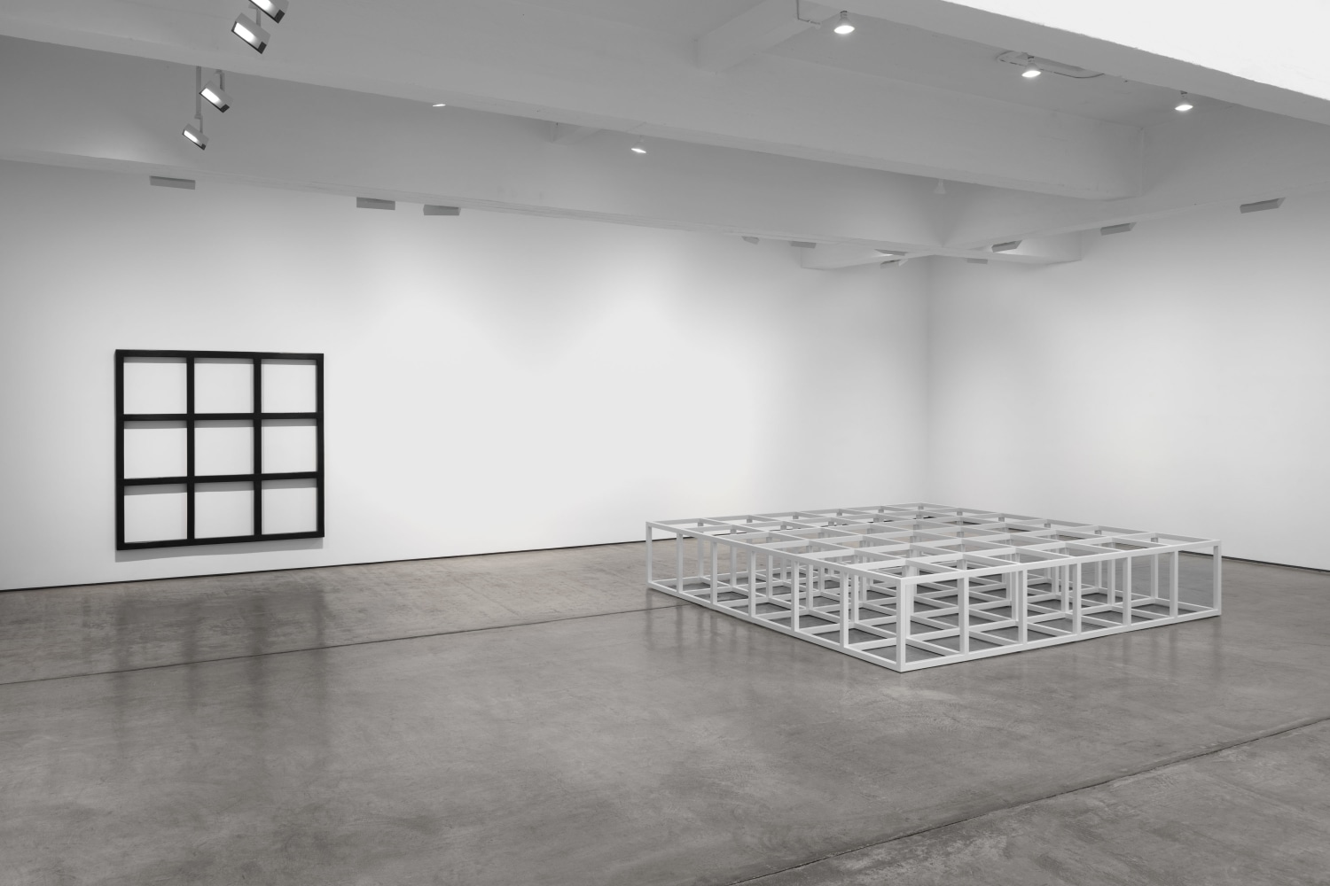 Installation view, Sol LeWitt: Wall Drawings & Structures, September 9 - October 22, 2022, 521 W 21st Street