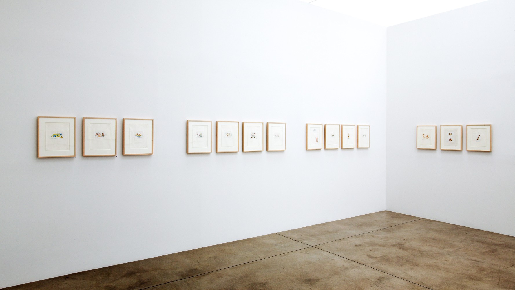 Installation view, Images à la Carte, Paula Cooper Gallery, 534 W 21st Street, New York. April 24 - July 2, 2004. Courtesy Paula Cooper Gallery, New York. Photo: Tom Powel.