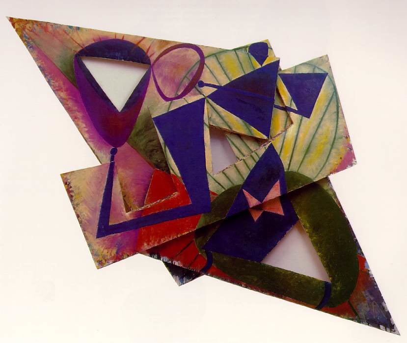 Elizabeth Murray &quot;Her Story&quot; 1984 Oil on canvas 105 x 132&quot;