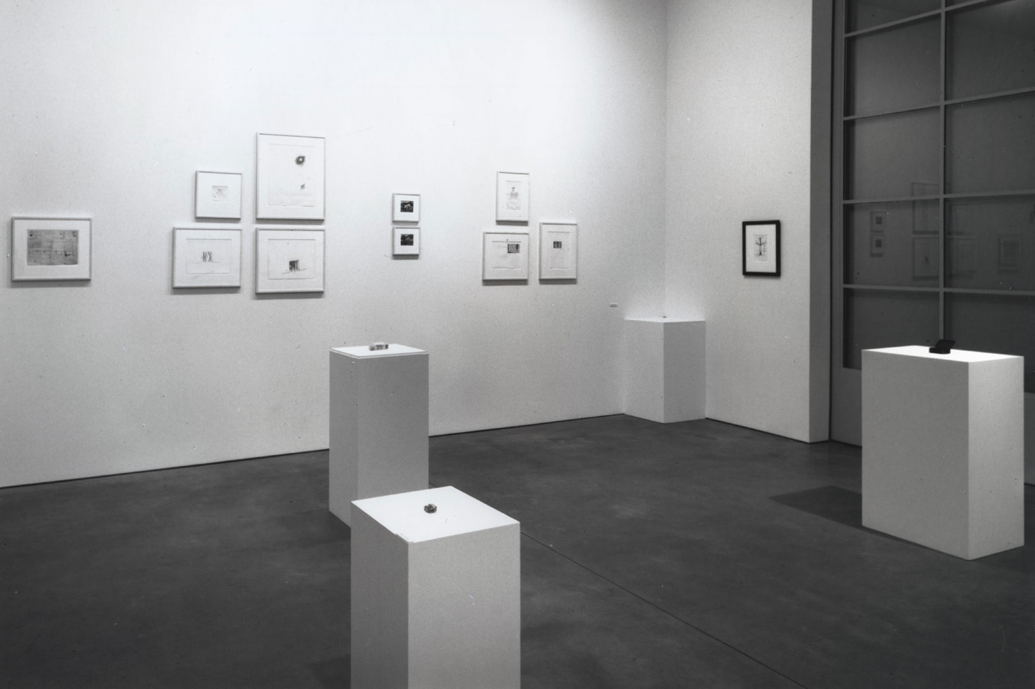 Installation view, Robert Gober, Paula Cooper Gallery, 534 W 21st Street, New York, March 1 - April 12, 1997. Photo: Adam Reich.