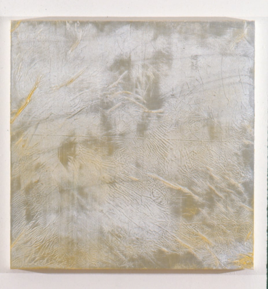 Rudolf Stingel &quot;Untitled&quot; 1993 Oil an enamel on canvas 60&quot; x 60&quot;