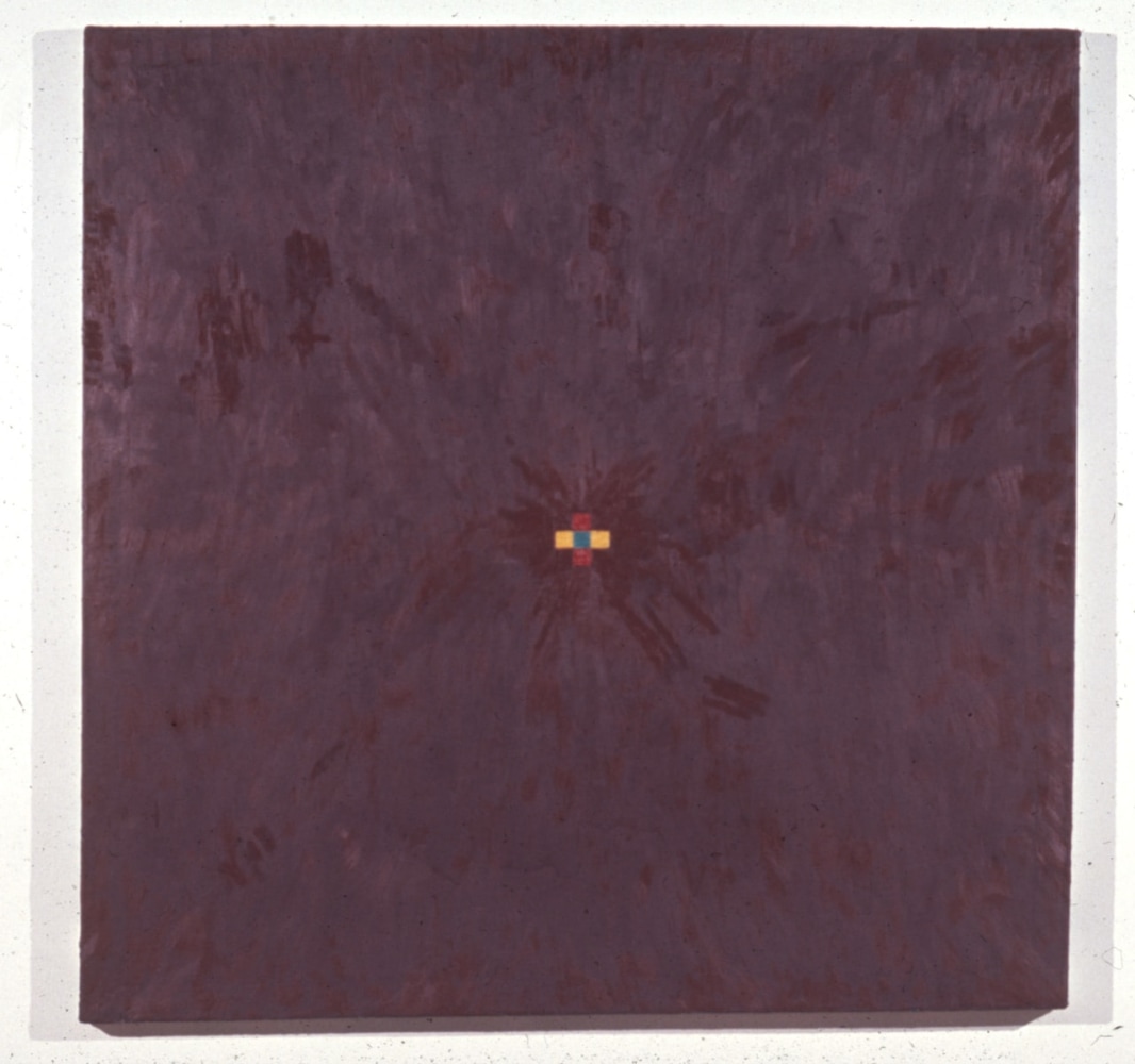 Elizabeth Murray "One or Two Things" 1974 Oil on canvas 72 x 72 in.