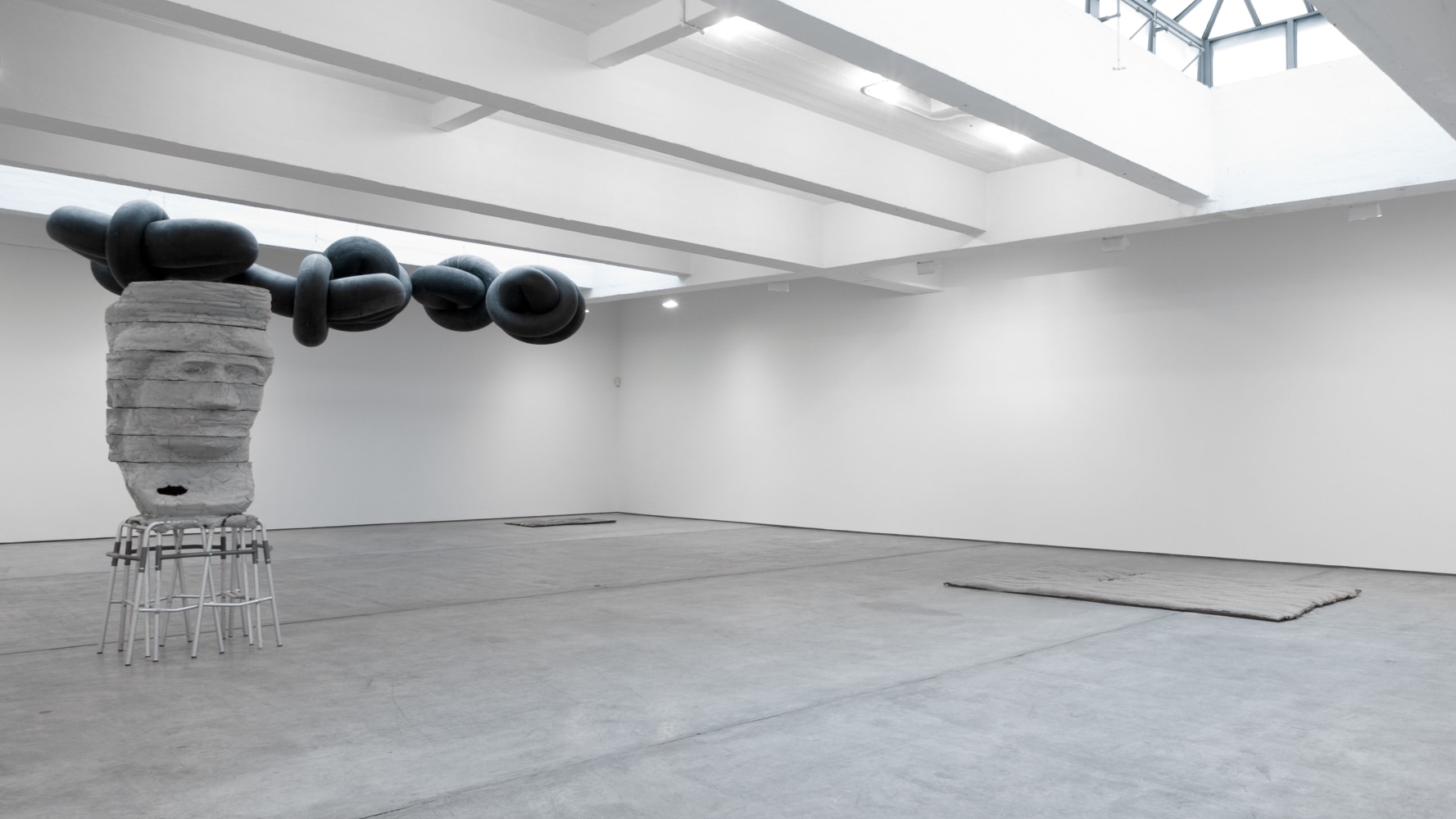 Installation view, Liz Glynn, Justin Matherly, Amy O’Neill, Nadine Robinson, Michael Sailstorfer, Sculpture, January 28 – March 12, 2011