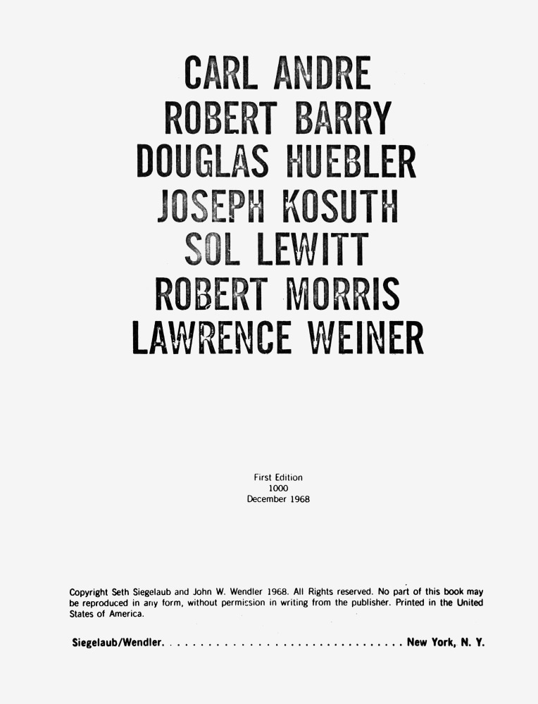 The Xerox Book - - Exhibitions - Paula Cooper Gallery
