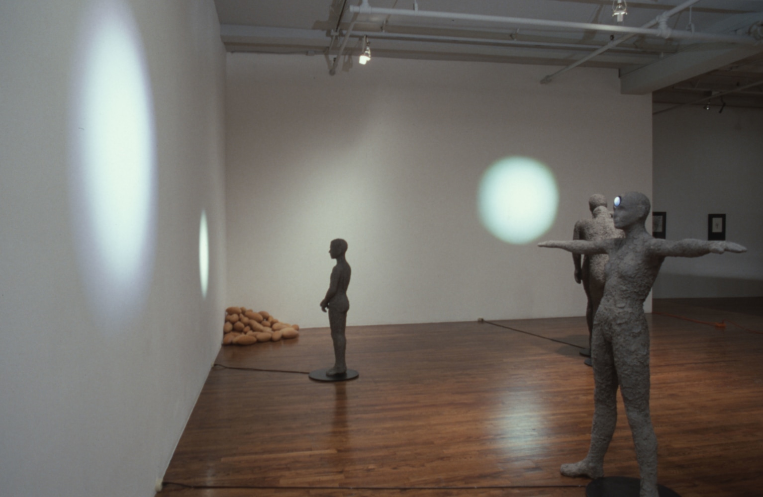 Installation view, Forms of Nature, Paula Cooper Gallery, 155 Wooster Street, New York, March 2 - 28, 1990. © Jonathan Borofsky. Courtesy Paula Cooper Gallery, New York. Photo: Geoffrey Clements.