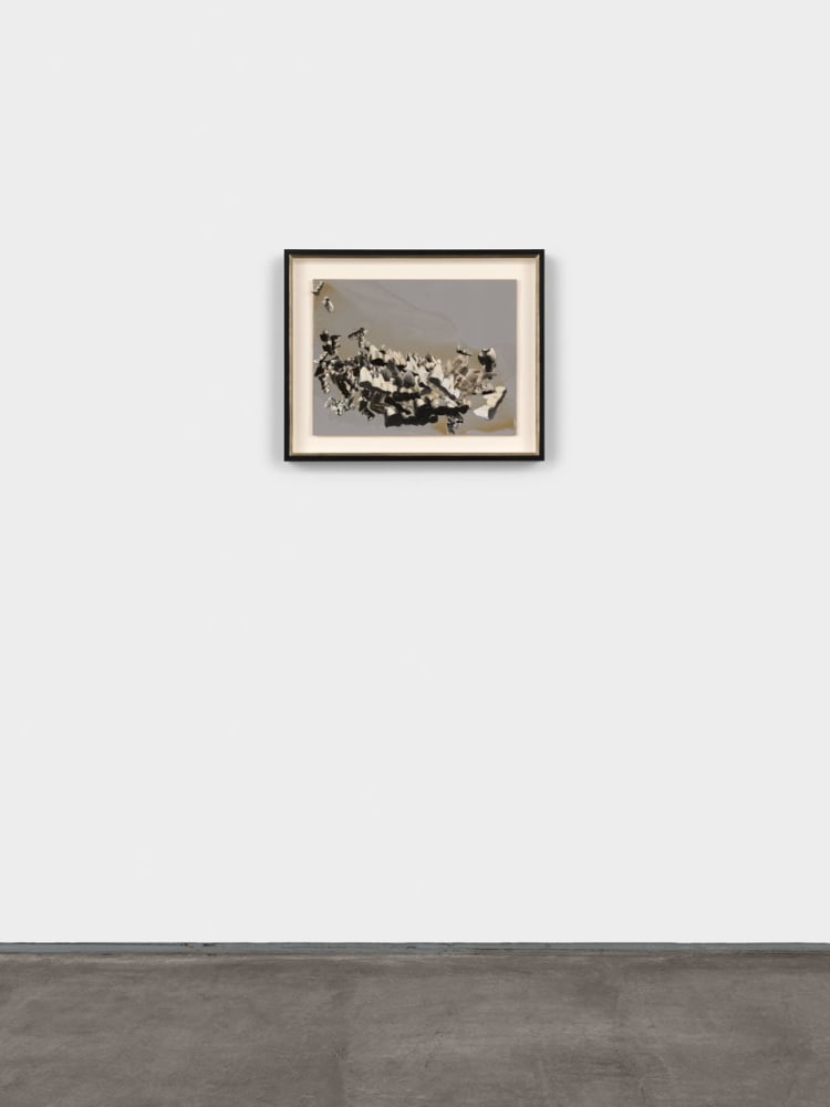 Jay DeFeo
Traveling Portrait (Chance Landscape), 1974
photo collage with acrylic and glue on paperboard
14 1/2 x 19 inches (36.8 x 48.3 cm)
© 2023 The Jay DeFeo Foundation/Artists Rights Society (ARS), New York.
Photo: Steven Probert.