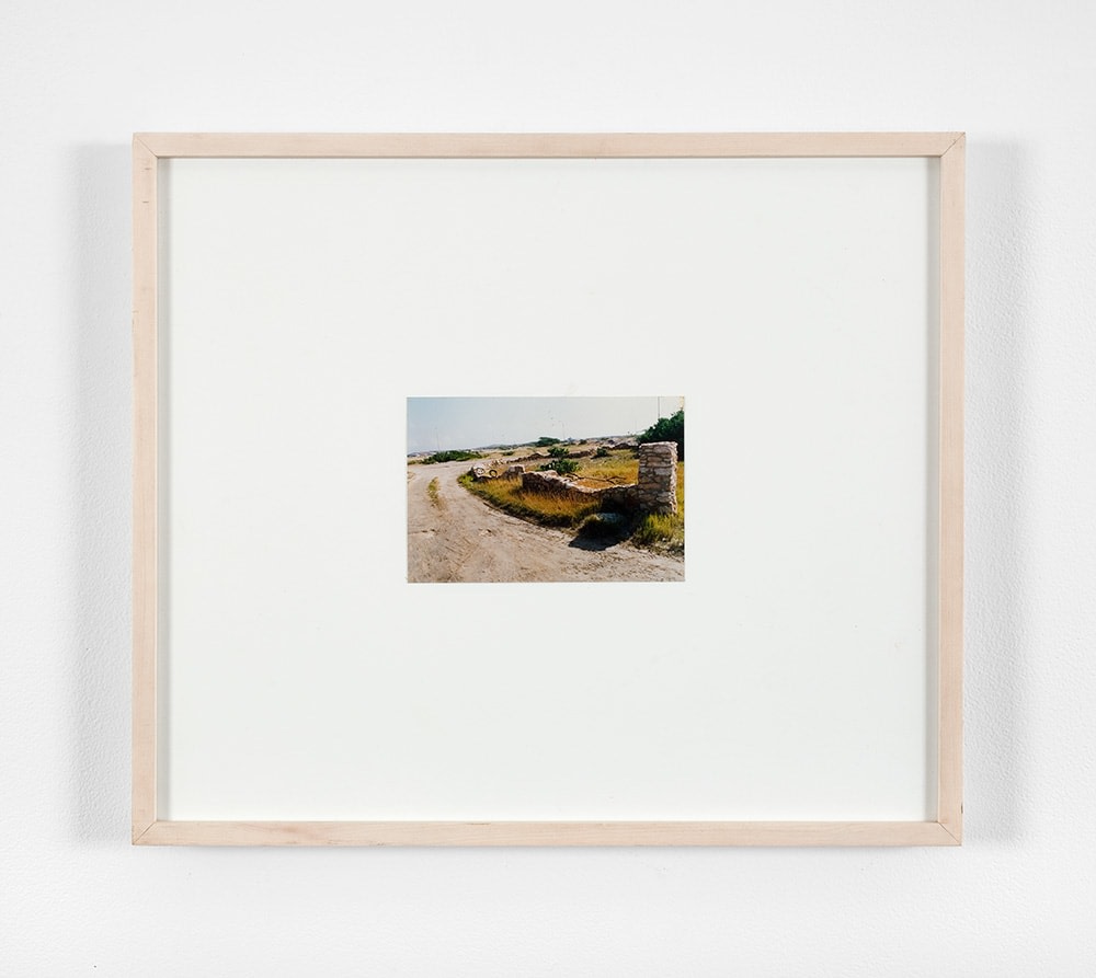 Robert Grosvenor "Untitled" 1997 Ink on color photograph 4" x 6"