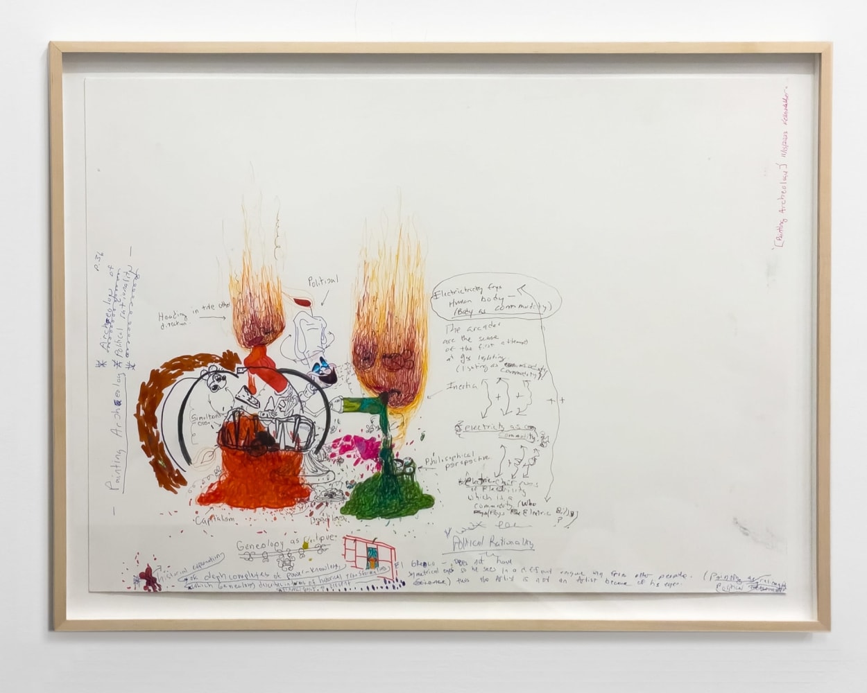 Kelley Walker
[archeology of painting], 11/15/2023
mixed media on paper
paper: 22 x 30 in. (55.9 x 76.2 cm)
frame: 25 1/8 x 33 in.
signed, titled and dated at top right corner