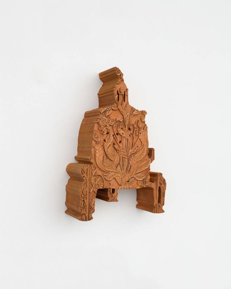 Walid Raad Preface to the third edition_Acknowledgment (Relief), 2014 3D print plaster composite, paint 12 1/2 x 8 1/2 x 3.5 in. (31.8 x 21.6 x 8.9 cm) Edition 1 of 3, 1 APs