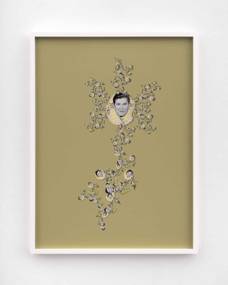 Walid Raad/The Atlas Group, Better be watching the clouds (again)_Reagan, attributed 1993/printed 2021 pigmented inkjet print
