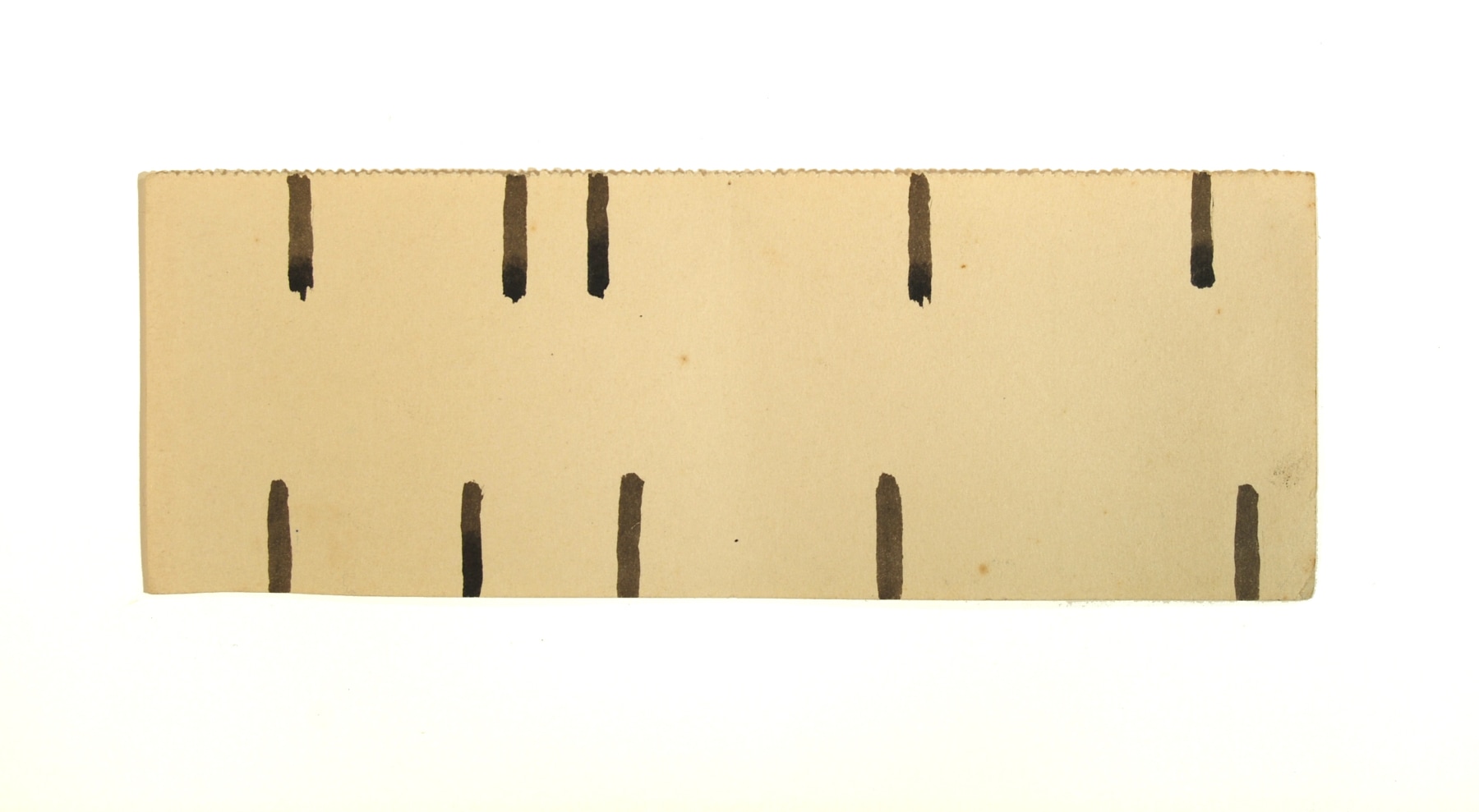 Akira Kanayama &quot;Work&quot; 1952-54 Watercolor on paper 2 7/8 x 8 in.