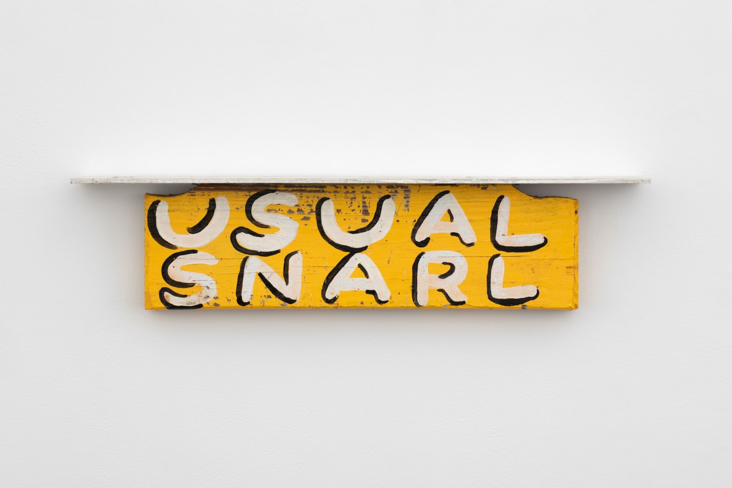 Robert Grosvenor
untitled, 2019
wood, paint and aluminum
6 x 24 x 3 in. (15.2 x 61 x 7.6 cm)