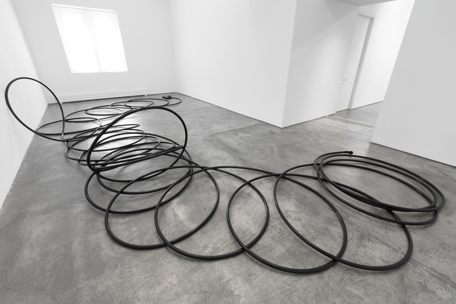 Christian Marclay Extended Phone II, 1994 telephone and plastic tubing dimensions variable