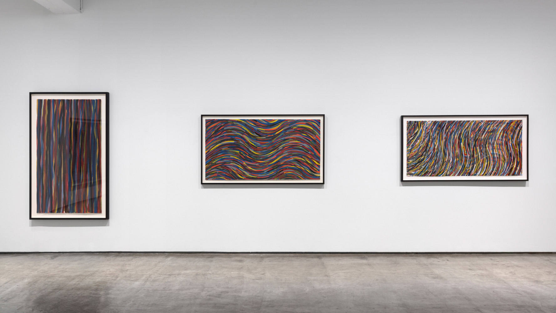 Installation view, Sol LeWitt, Large Gouaches, November 3 – December 15, 2018