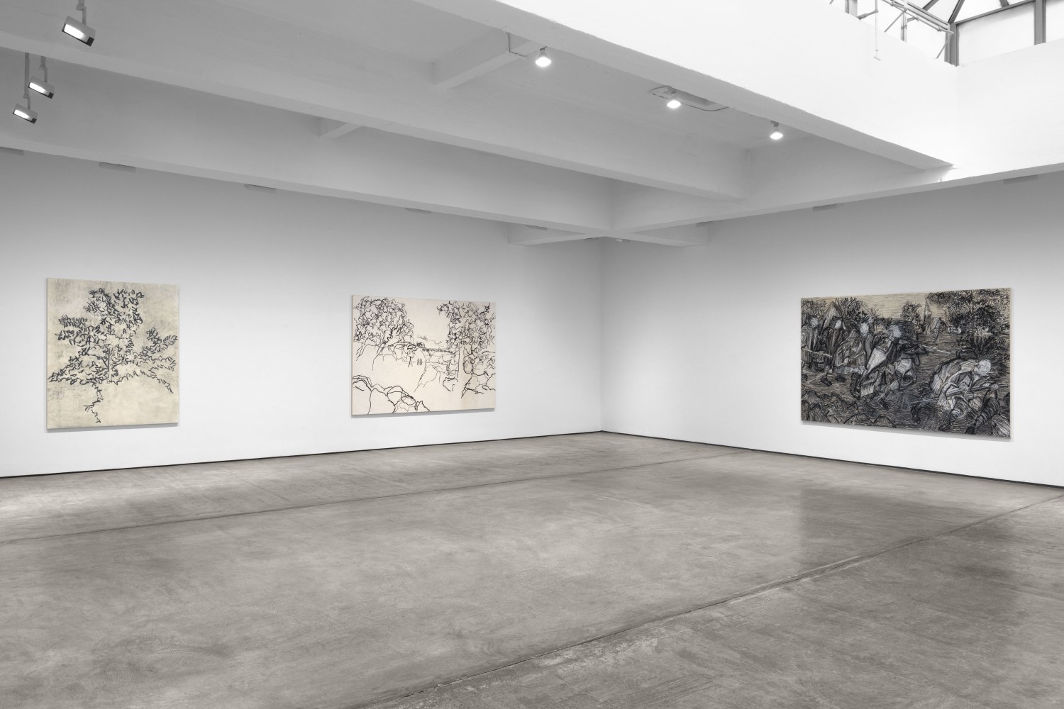 Installation view, Beatrice Caracciolo: The Parable of the Blind, Paula Cooper Gallery, New York, February 17 – March 23, 2024. © Beatrice Caracciolo. Courtesy Paula Cooper Gallery, New York. Photo: Steven Probert