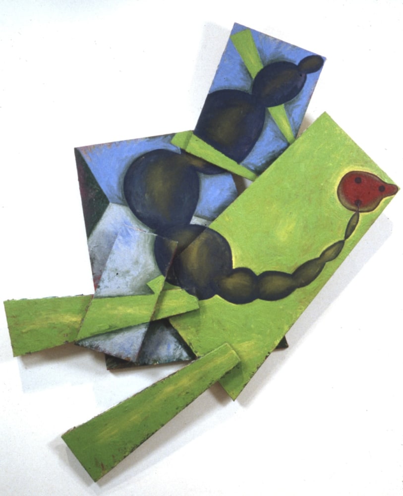 Elizabeth Murray &quot;Return of the Sausages&quot; 1983-84 Oil on Canvas 92&quot; x 80&quot;