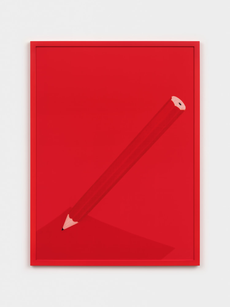 Sarah Charlesworth Pencil, 2002 cibachrome print with lacquered wood frame 41 x 31 x 1 in. (104.1 x 78.7 x 2.5 cm) Edition 7 of 8, + 2 APs
