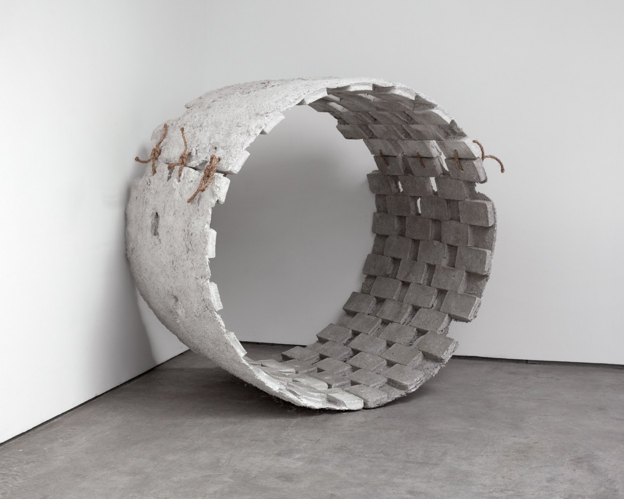 Liz Glynn Tunnel (Gaza/Giza), 2012 reinforced cast concrete 48  x 48 x 36 in. (121.9 x 121.9 x 91.4 cm)