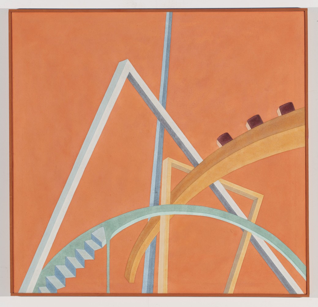 Leonard Contino Untitled, n. d. acrylic on canvas frame: 43 x 44 3/4 x 1 1/2 in. (109.2 x 113.7 x 3.8 cm)