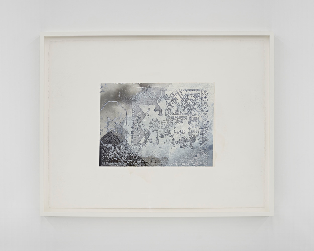Rudolf Stingel Untitled, (detail), 2012 ink, oil, enamel on paper 6 parts, each: 20 x 26 in. (50.8 x 66 cm); frames, each: 22 x 28 in. (55.9 x 71.1 cm); overall, approximately: 46 x 88 in. (116.8 x 223.5 cm)