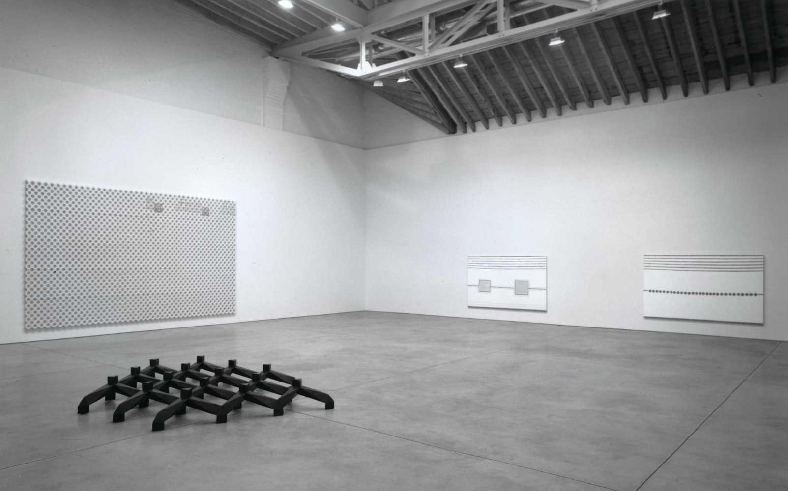 Installation view, Amnesty International Benefit Drawing Show, Paula Cooper Gallery, 534 W 21st Street, New York. December 10 - 23, 1998. Photo: Tom Powel.