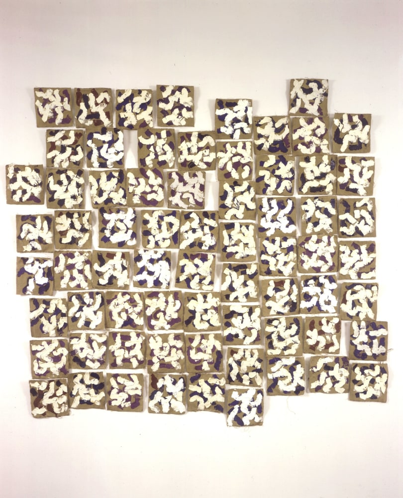 Robert Ryman Projection, c. 1964 oil on canvas 68 rectangular elements total each element approx. 4 x 5 inches
