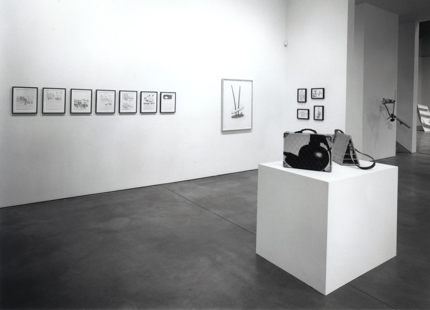 Installation view, Travel and Leisure, Paula Cooper Gallery, 534 W 21st Street, New York. May 2 - June 26, 1998. Photo: Adam Reich.