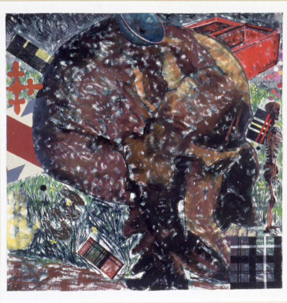 Jennifer Bartlett &quot;Seasons 6: Spring&quot; 1990 Pastel on paper 31 1/2&quot; x 31 1/2&quot;