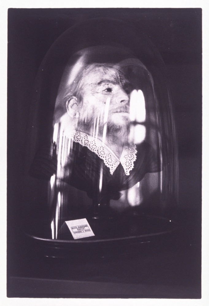 Zoe Leonard &quot;Preserved Head of a Bearded Woman, Musee Orfila&quot; 1991 gelatin silver print 33&quot; x 22 1/4&quot; image, 35 1/4&quot; x 24 1/4&quot; sheet