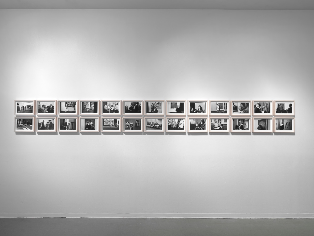 Hans Haacke "Photographic Notes, Documenta 2" 1959 26 black and white photographs each: 6 5/8 x 9 7/8 in.