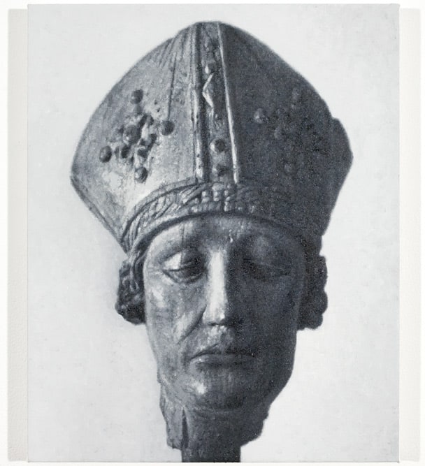 Rudolf Stingel "Untitled (Bishop)" 2009 Oil on linen 16 x 13 in.