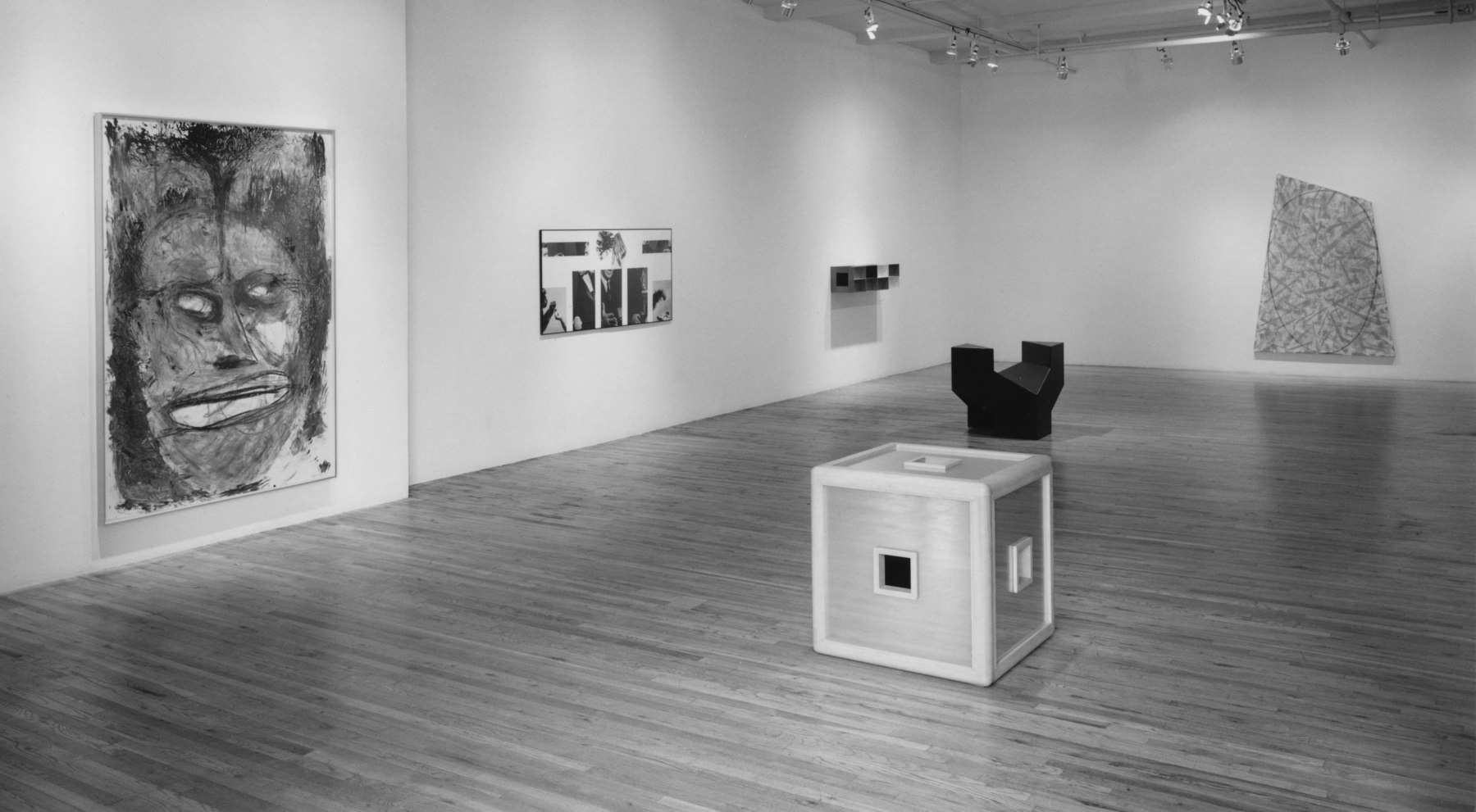 Installation view, Art Against AIDS: A Benefit Exhibition, Paula Cooper Gallery, 155 Wooster Street, New York, June 4 - July 4, 1987. Photo: D. James Dee.