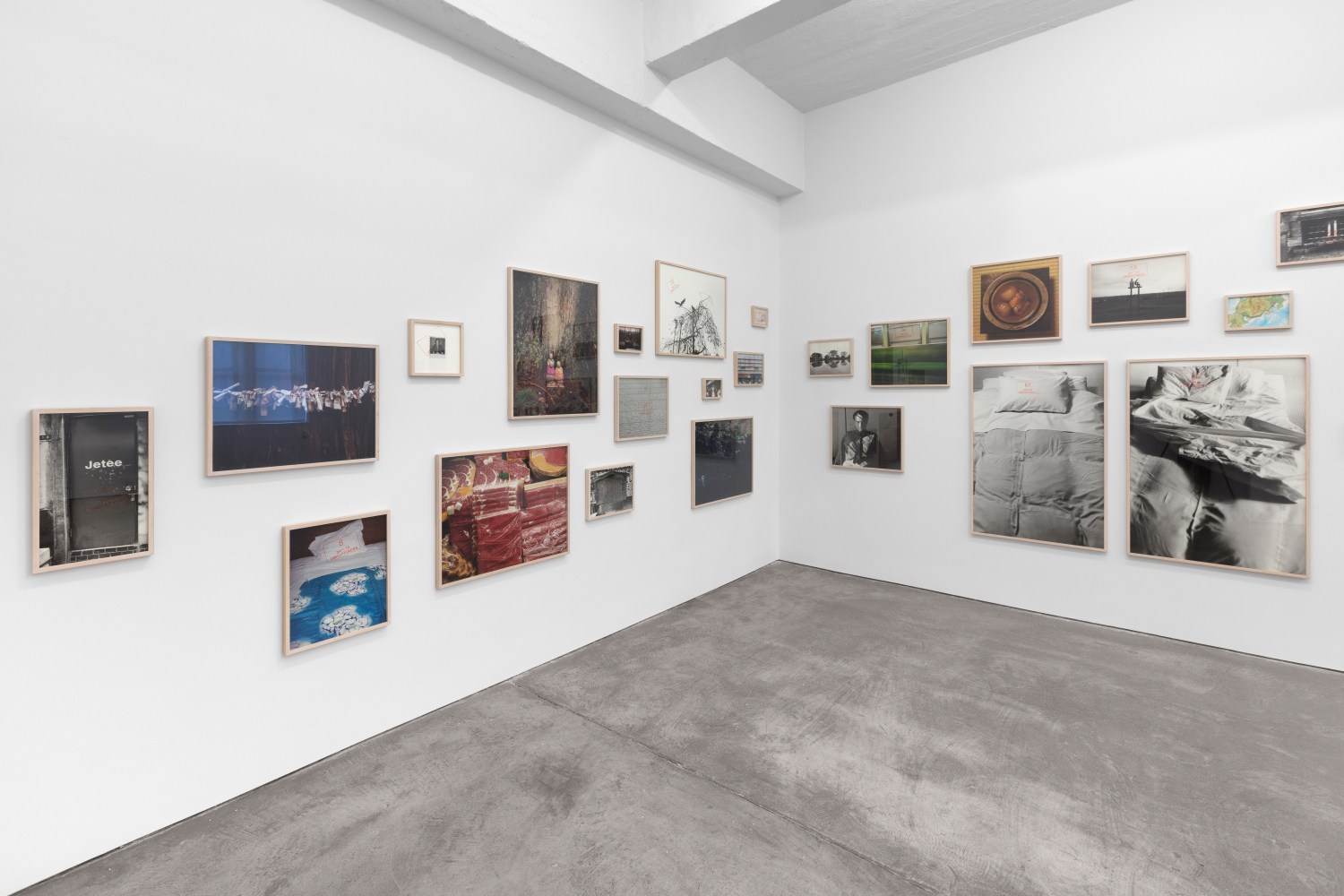 Installation view, Sophie Calle, Bruce Conner, Paul Pfeiffer, Documents & Recitations, October 26, 2019 – February 6, 2020