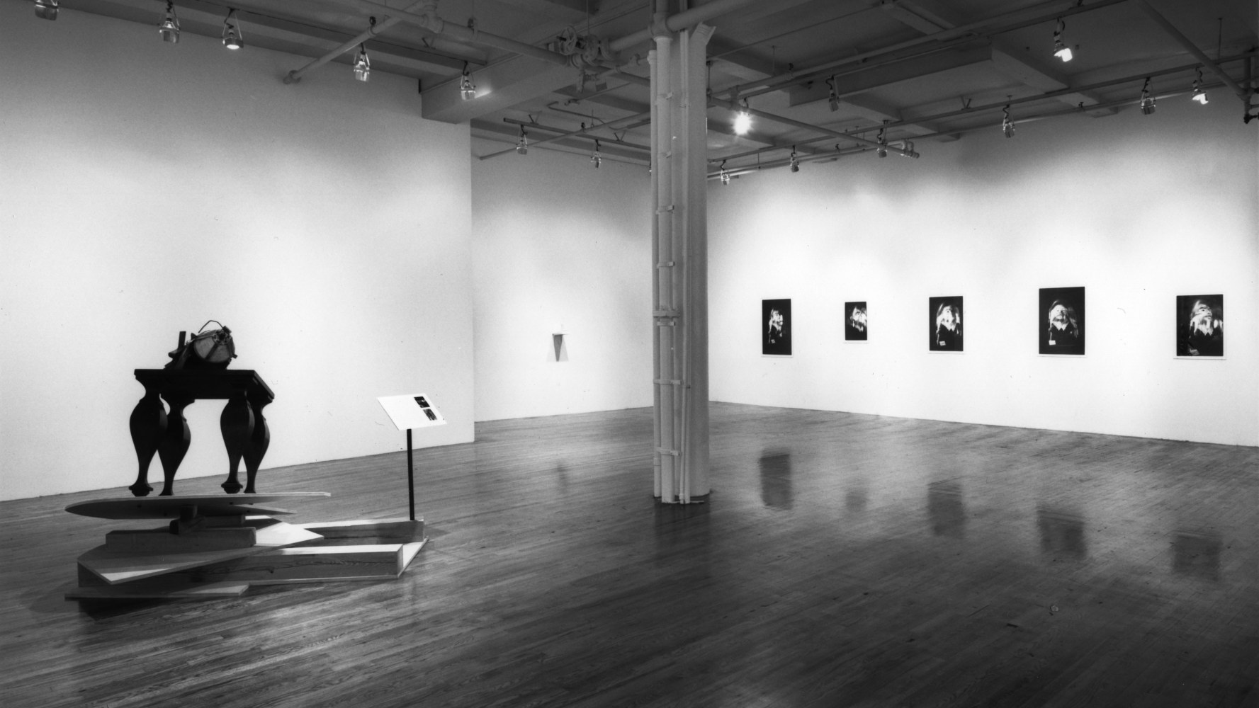 Installation view, Group Exhibition, Paula Cooper Gallery, 155 Wooster Street, New York, September 17 - October 19, 1991. Photo: Geoffrey Clements