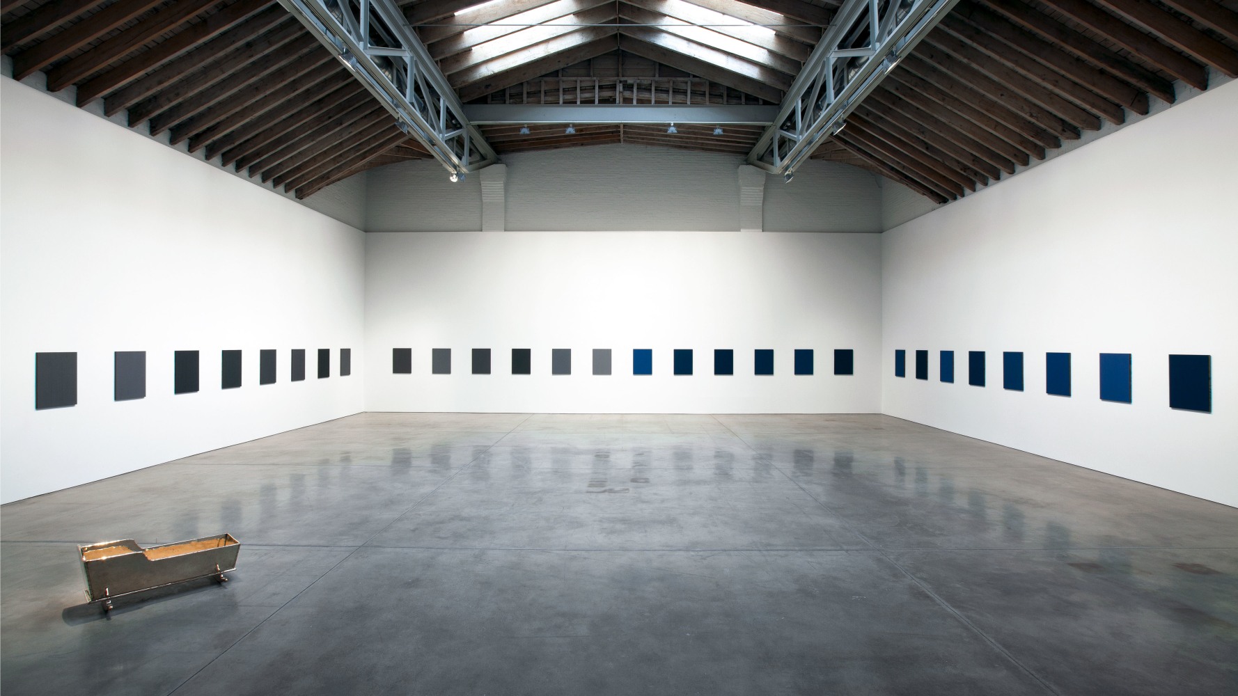 SHERRIE LEVINE、UNTITLED(SMALL CHECKS:2) Untitled (Double Lead Checks: 2) - Sherrie Levine | The Broad