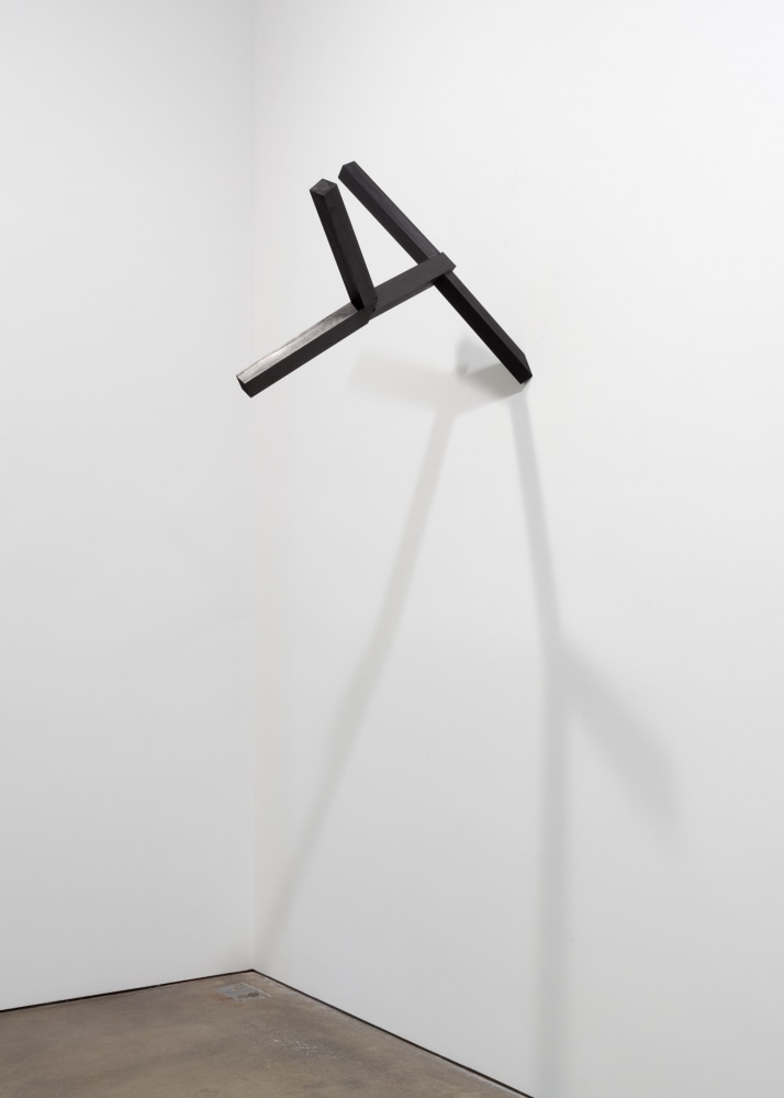 Joel Shapiro untitled, 2013 wood and casein 27 1/8 x 21 x 32 1/4 in. (68.9 x 53.3 x 81.9 cm)