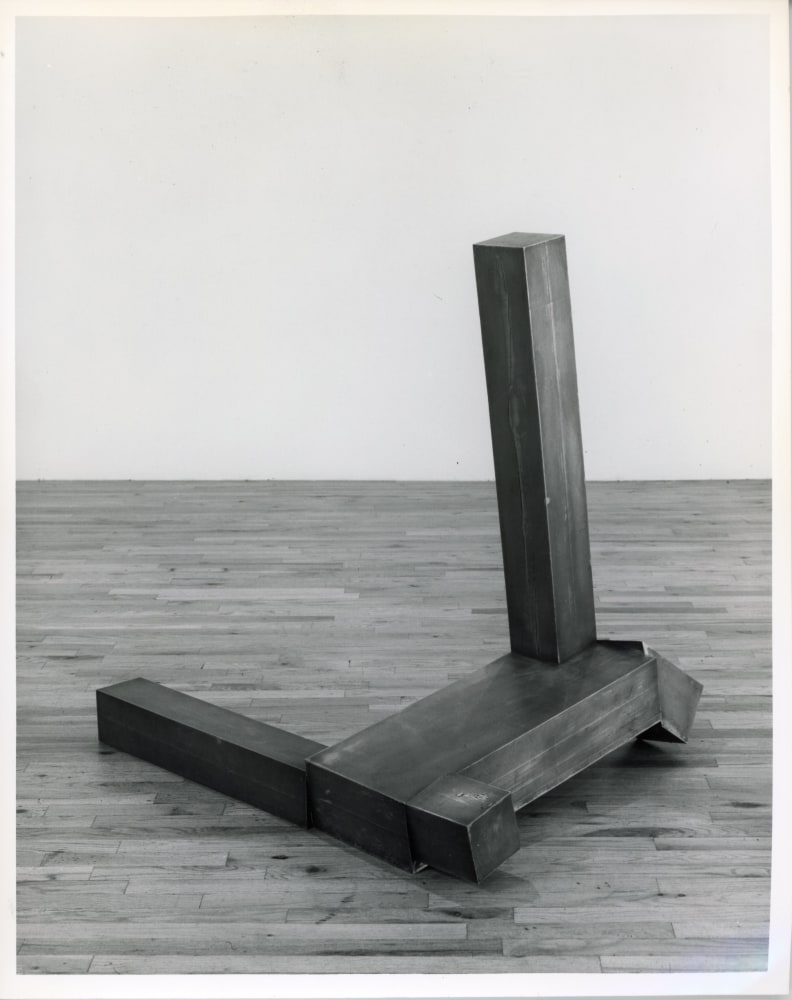 Joel Shapiro &quot;Untitled&quot; 1984 Bronze 43&quot; x 43 3/4&quot; x 35&quot;