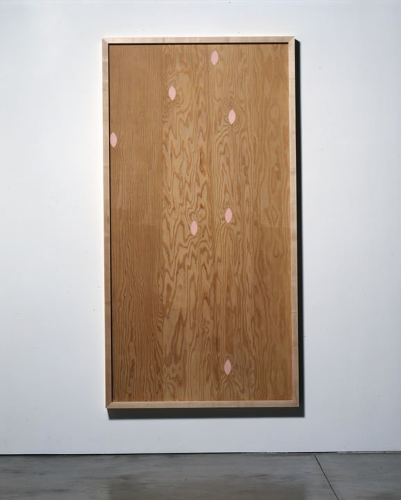 Sherrie Levine "Pink Knot: 2" 2003 Acrylic paint on plywood 96 x 48 in.
